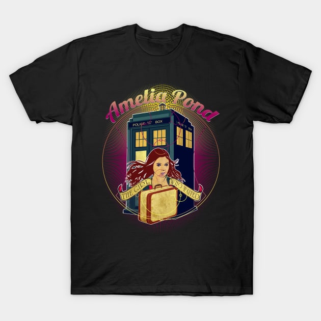 AMELIA POND THE GIRL WHO WAITED T-Shirt by KARMADESIGNER T-SHIRT SHOP